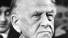 Der Maler und Künstler Otto Dix, aufgenommen in Hamburg im Dezember 1966. Drei Jahre später starb er in Singen. Von 1936 bis zu seinem ...