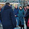 Die Bundesvorsitzende der SPD, Saskia Esken (Zweite von rechts) nahm sich beim Neujahrsempfang des SPD-Kreisverbands in Engen Zeit für ...