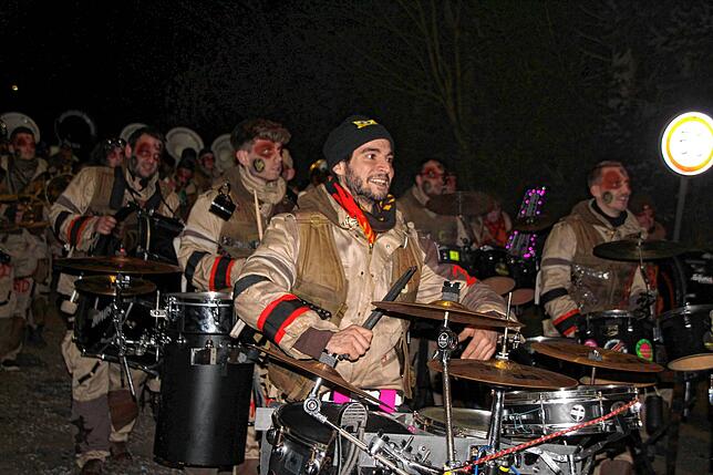 Bild 14: Bilder vom Nachtumzug beim Kleggau-Narrentreffen am Samstag
