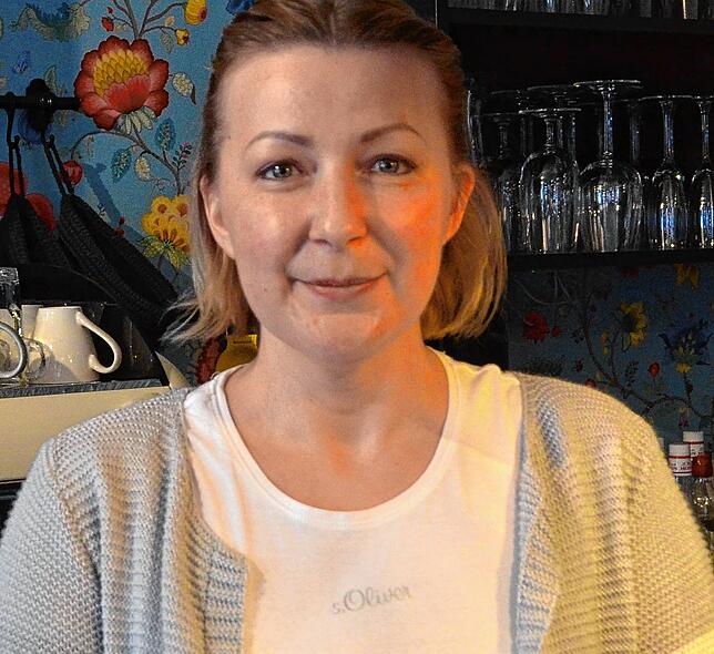 Irina Petri, Pächterin des Café Harmony in Markdorf.