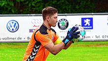 Meister seines Fachs: Nils Lehmann hielt im Nachholspiel beim SV Blau-Weiß Murg seinen Kasten sauber und sicherte den SF Schliengen ...