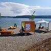 Die Jugendlounge im Uferpark richtete die Katholische Jugend ein. Ob die Bänke nach der Landesgartenschau dort bleiben, ist noch offen.