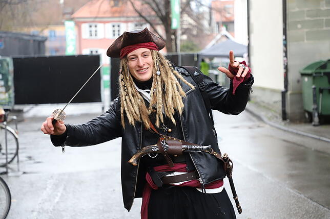 Der 20-jährige Joshua Ebert ist fasziniert von seinem Vorbild Captain Jack Sparrow.