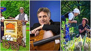 Von Drehorgeln über ein Klassik-Konzert bis hin zum Kräuterworkshop ist in der Region viel geboten.