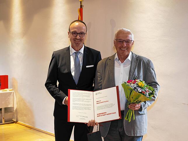OB Uli Burchardt und Heinrich Fuchs.