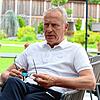 Der Freiburger Cheftrainer Christian Streich im Trainingslagers in Schruns.