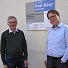 Karl Baur (links) übergibt im April kommenden Jahres seine Arztpraxis in Wolterdingen an den Internisten Jochen Sauter.
