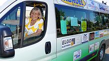 Seit ungefähr einem Jahr ist Heidrun Ullrich ehrenamtliche Fahrerin des Bürgerbusses.