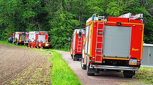 Wenn es im Wald brennt, sollte schnellstmöglich die Feuerwehr gerufen werden.