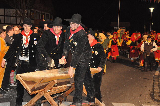 Bild 44: Bilder vom 16. Nachtumzug des Narrenverein Moschtobst in Ahausen