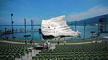 Die Bregenzer Seebühne. Baumaßnahmen der Bregenzer Festspiele wurden zuletzt im Zusammenhang mit einem möglichen Korruptionsskandal genannt.