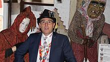 Stegstreckerchef Andreas Narr verkündete bei der Martinisitzung im Bindhaus das Motto für die neue Fasnet: "Mir sotted immer" ist ...