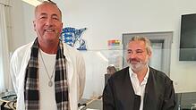 Der Angeklagte Udo Schulz (links) mit seinem Konstanzer Verteidiger Tomislav Duzel.