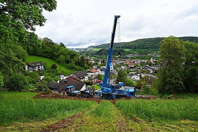 Bild 18: Bergung des Feldhäckslers- Hier sind die Bilder