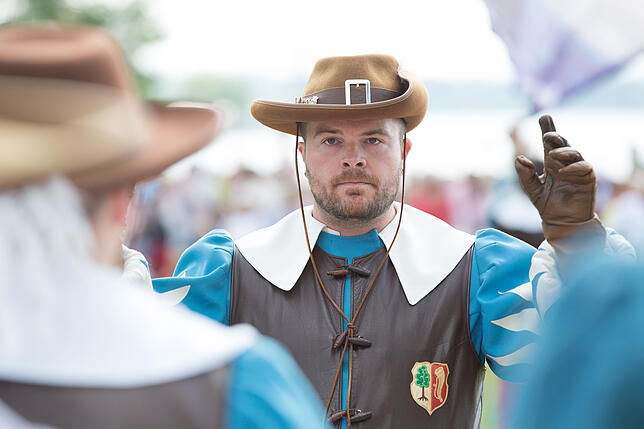 Bild 7: Stehempfang beim Seehasenfest in Bildern