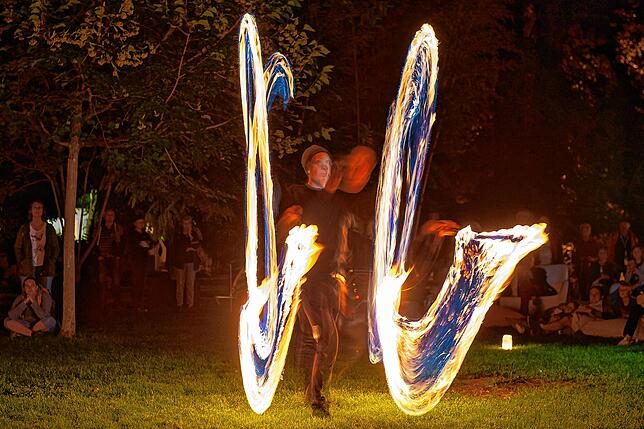 Bild 11: Lichtgestalten erobern das Gelände der Landesgartenschau &ndash; hier gibt es die Bilder