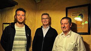 Michael Bauder (links) ist ausgeschieden, Christoph Leber und Vito Doria (rechts) sind jetzt das Führungsduo. Foto: Ralph Fautz