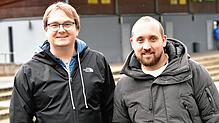 Volles Vertrauen: Philip Brandl (rechts), der neue Trainer der SG Mettingen/Krenkingen, weiß, dass er sich auf seinen langjährigen ...