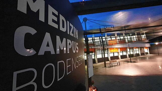 Eine Aufnahme vom Medizincampus Bodensee (MCB), dem Klinikum in Friedrichshafen.