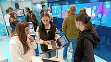 Die Schüler zeigen sich begeistert von den Möglichkeiten, die die Digitalisierung bietet. Foto: Eichendorff-Realschule Gottmadingen