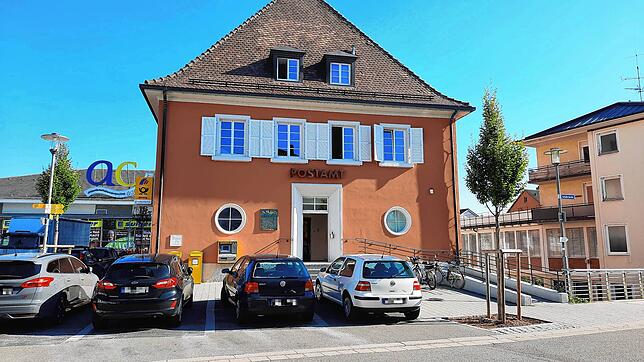 Das Postgebäude in der Schillerstraße