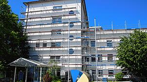 Die Umbauarbeiten am Krankenhaus Sigmaringen haben nach dem Verkauf an die ZfP schon begonnen.