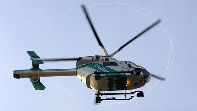 Ein Polizeihubschrauber. (Symbolbild)