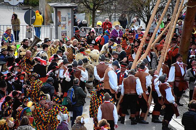 Bild 12: Bilder vom Narrenbaum-Setzen in Stockach Teil 2