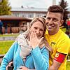 Marc Honsell mit seiner Partnerin Caroline.