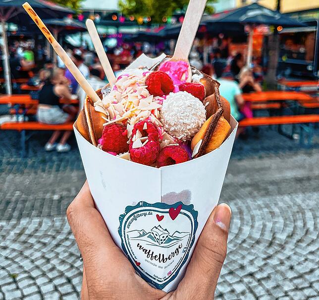 Bubble Waffles wird es laut Geschäftsführerin Stefanie Keller auch dieses Jahr auf dem Street Food Festival geben.