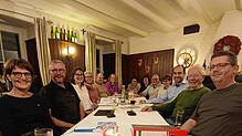 Das Komitee Klettgau-Clisson mit dem stellvertretenden Vorsitzenden Patrick Siebler (Zweiter von links) und der Vorsitzenden Bettina ...