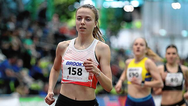 Zwei Medaillen: Alicia Fischer (TV Bad Säckingen) siegte über 800 Meter und wurde Dritte über 1500 Meter bei den baden-württembergischen ...