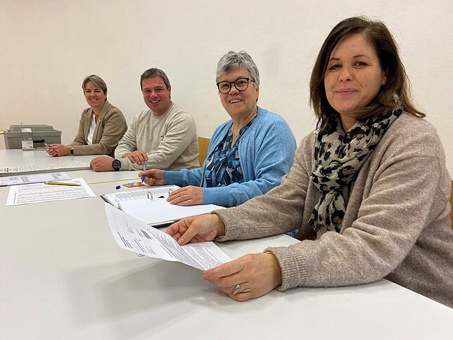 Das Wahlteam in Ehingen (von links): Tina Beising, Michael Heinermann, Martina Walther und Katja Kraft.
