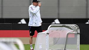 Julian Nagelsmann beim Abschlusstraining.