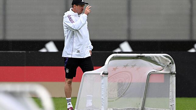 Julian Nagelsmann beim Abschlusstraining.