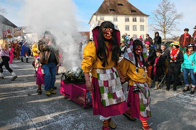 Bild 31: So schön war der Jubiläumsumzug zum 60 jährigen Bestehen der Sunnelöscherzunft