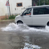 Beim Starkregen am 16. August laufen nicht nur viele Keller voll, auch die Straße am Bickentor steht unter Wasser.