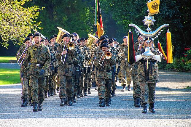 Bild 21: Abschiedsappell für die Soldaten des Jägerbataillons 292