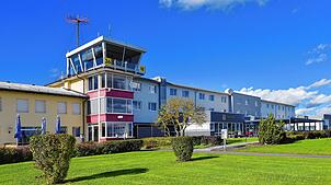 Den Flugplatz Donaueschingen nutzen Firmen, die Bundespolizei hat hier einen Helikopter und das Schwarzwald-Baar-Klinikum erhält Organe ...