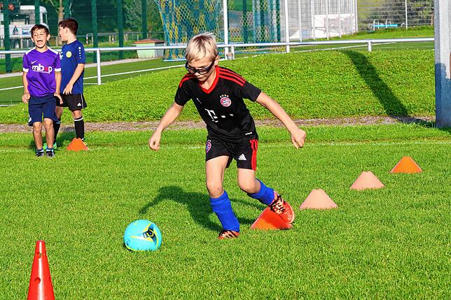 Bild 3: Auch die Jugendfußballer starten in die Saison. Wir haben Bilder vom E-Jugendtraining des SV Allensbach!
