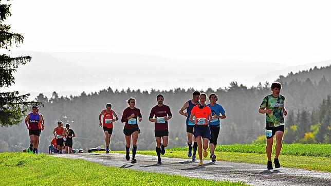 Die Teilnehmer des Schwarzwald-Marathons schinden sich in erster Linie für den eigenen Erfolg und ein gutes Ergebnis. Eine Medaille ...