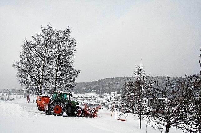 Für den Winterdienst in Schonach gibt es dieses Jahr viel zu tun und jede Menge Lob.