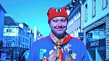 Jürgen Schrotter von der Poppele-Zunft ist auch dieses Jahr im Häs unterwegs.