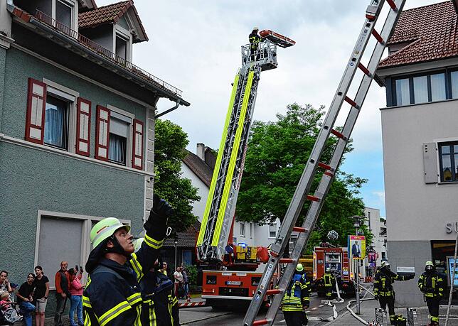 Bild 5: Bilder der Hauptübung der Freiwilligen Feuerwehr Markdorf – Teil 2