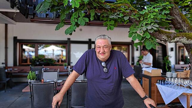 Michael Heinzler vom &bdquo;Heinzler am See&ldquo; freut sich über den Spitzenplatz der am besten bewerteten Restaurants in Immenstaad.
