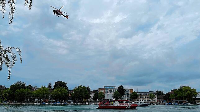 Bild 8: Person am Seerhein vermisst: Bilder der Suche in Konstanz