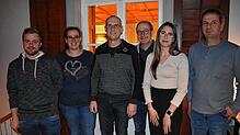 Der Vorstand des Fördervereins der Trachtenkapelle Ühlingen (von links): Zweiter Vorsitzender Patrick Beck, Kassiererin Sonja Frech, ...