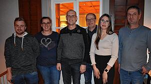 Der Vorstand des Fördervereins der Trachtenkapelle Ühlingen (von links): Zweiter Vorsitzender Patrick Beck, Kassiererin Sonja Frech, ...