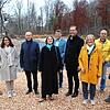 Polit-Prominenz von beiden Seiten der Wutach. Von links: Landrat Martin Kistler, Bundestagsabgeordnete Rita Schwarzelühr-Sutter (SPD), ...