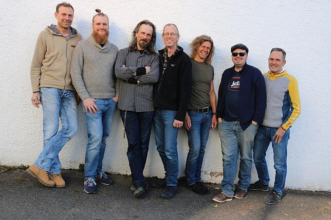 Druckvoll und dynamisch – die Fidelisband (von links): Klaus Buchner, Marcus Franzke, Tobi Zeller, Wolfgang Klockewitz, Matthias ...